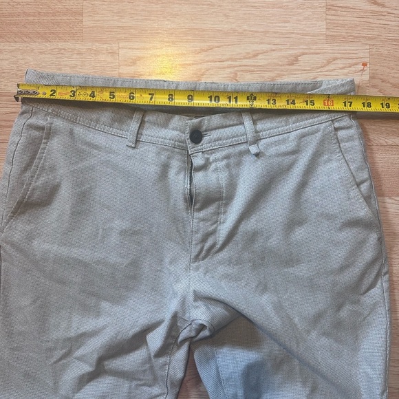 Zara Gray Cotton Blend Trousers with Modern Fit Size 32 - Picture 4 of 8